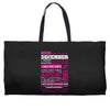 quens are born in december Weekender Totes