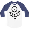 monster face (2) 3/4 Sleeve Shirt