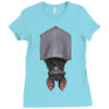perfectly upside down Ladies Fitted T-Shirt