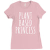 plant based princess Ladies Fitted T-Shirt