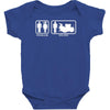 drums   problem solved   mens funny Baby Bodysuit
