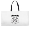 i love the world i will never stop exploring Weekender Totes