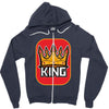 king red Zipper Hoodie