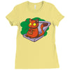 pizza cat Ladies Fitted T-Shirt