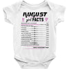August Girl Facts Virgo Baby Onesie