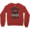 papa nogle superhelte baerer ikke kapper Crewneck Sweatshirt
