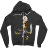 pirate ninja zombie w i p Zipper Hoodie