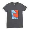 Wave Ladies Fitted T-Shirt