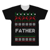 ugly christmas father All Over Men's T-shirt
