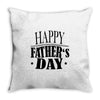 happy father day greeting Throw Pillow