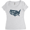Land That I Love Women's Triblend Scoop T-shirt