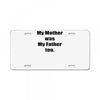 raised by mom License Plate