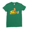 peanut inside Ladies Fitted T-Shirt