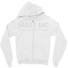 here i am! Zipper Hoodie