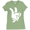 peace sign Ladies Fitted T-Shirt