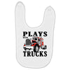 plays with trucks family matching Baby Bibs