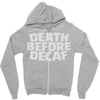 death before decaf (2) Zipper Hoodie
