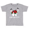 equality white Toddler T-shirt