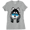 huskie music Ladies Fitted T-Shirt