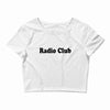 Radio Club logo Crop Top
