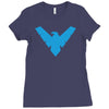 distressed nightwing Ladies Fitted T-Shirt