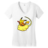 pikagoku Women's V-Neck T-Shirt