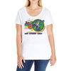 visit earth Ladies Curvy T-Shirt