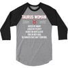 Taurus Woman 3/4 Sleeve Shirt