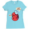 virus loves you this much Ladies Fitted T-Shirt