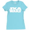 ska wars reggae dub step club music dance Ladies Fitted T-Shirt