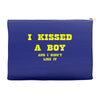 i kissed a boy Accessory Pouches