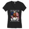 Honor Those Who Place Their Life On The Line Women's V-Neck T-Shirt