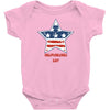 independence day 4th july star america american flag Baby Onesie