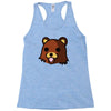 bear meme Racerback Tank