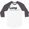 lamp   brick tamland likes this facebook thumbs up mens white t shirt 3/4 Sleeve Shirt