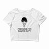 prepared for diaper Crop Top
