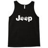 jeep paw sticker vinyl decal   car window truck bumper laptop cat dog Tank Top