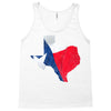 Eroded Texas Map With Flag Tank Top