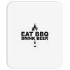 eat bbq drink beer Mousepad