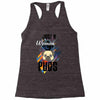 who loves pugs Racerback Tank