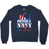 navy dad Crewneck Sweatshirt