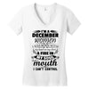 I Am A December Women Women's V-Neck T-Shirt