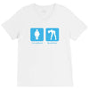 your girlfriend my girlfriend mens funny t shirt V-Neck Tee