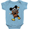mickey mouse trap Baby Onesie