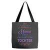 stolze mama einer grossartigen tochter hoodie Tote Bags