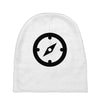 clock black Baby Beanies