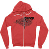 SIMPLE TEXT Zipper Hoodie