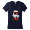 hipster trooper Women's V-Neck T-Shirt