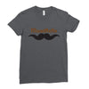 mustache (2) Ladies Fitted T-Shirt
