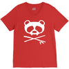 panda vampire skull V-Neck Tee